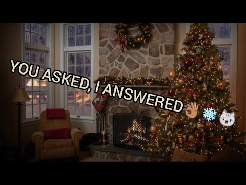 Q&A! You Asked, I Answered...