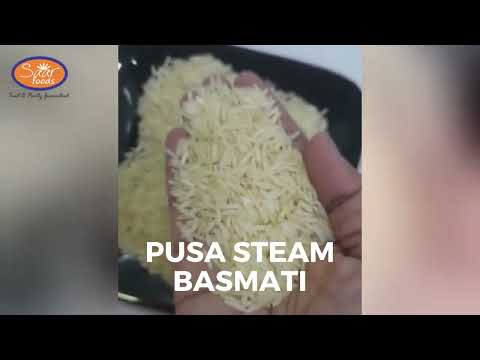 Pusa steam basmati rice
