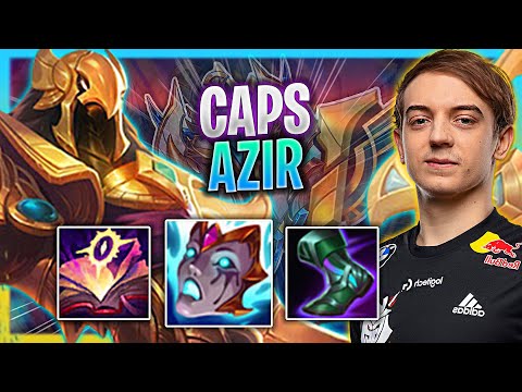 CAPS IS A GOD WITH AZIR! | G2 Caps Plays Azir Mid vs Xerath!  Season 2023