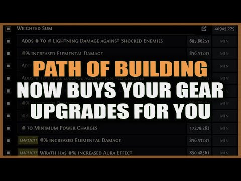 PATH of EXILE: A New Era of Trading - PoB Now Finds Items to Increase Your Build's DPS For You
