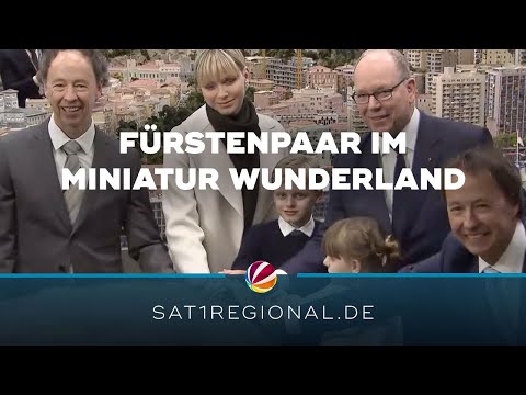 Miniatur Wunderland: Fürst Albert und Charlène eröffnen Monaco-Abschnitt