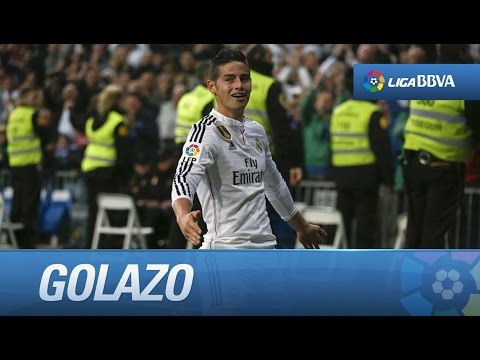 Doble pared y golazo de James (2-0) en el Real Madrid - Málaga CF