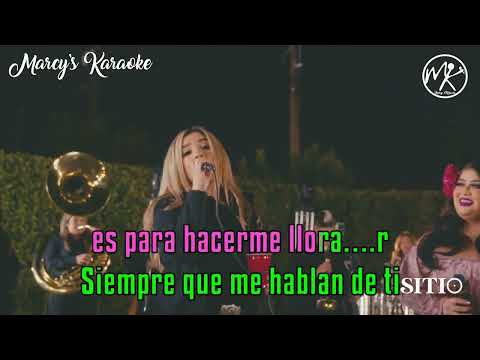 Banda Las Angelinas Ft  Mariachi Las Catrinas - Leña De Pirul (Versión Karaoke)