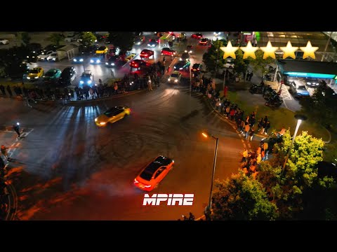 TAKEOVERS/CAR MEET IN LONDON |  DRIFTS, BURNOUTS, MPIRE  ///RAW NO MUSIC