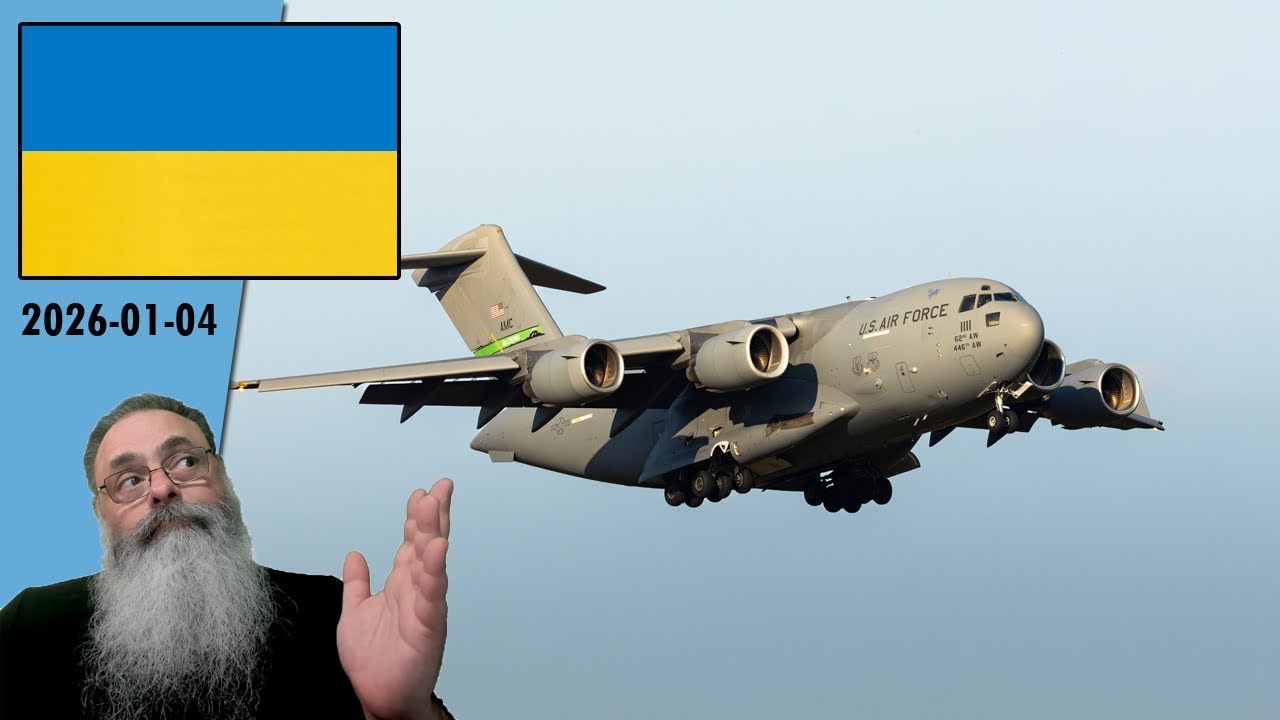#Ucrânia 2026-01-04: ESTADOS UNIDOS faz GRANDE MOVIMENTAÇÃO de CARGA MILITAR para EUROPA