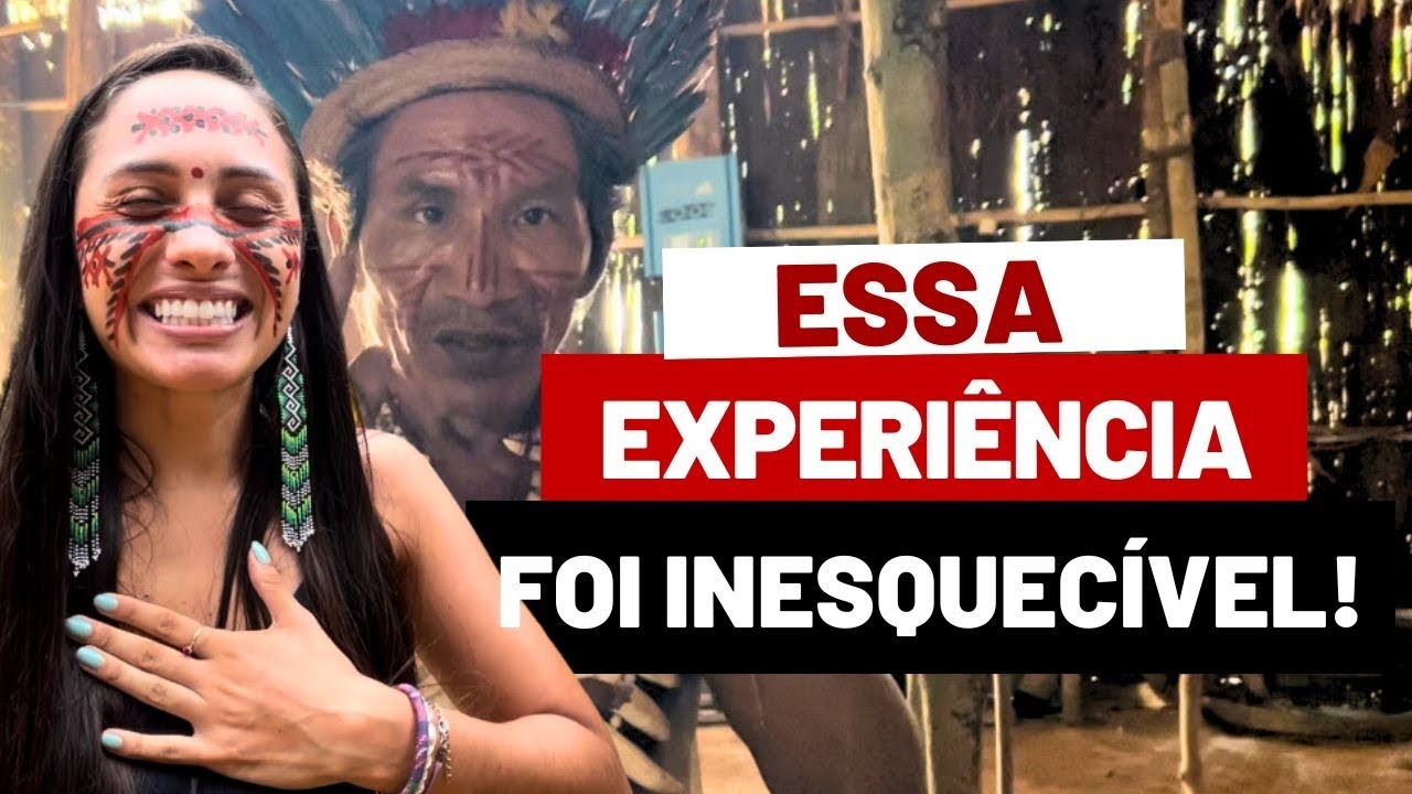 Vivi algo INÉDITO em uma tribo indígena na Amazônia! 🥹