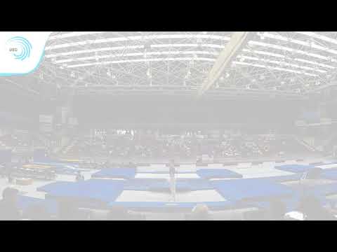 Aliaksei DUDARAU (BLR) - 2016 Trampoline junior Europeans, silver medallist