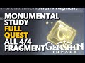 Monumental Study Genshin Impact Full Questline