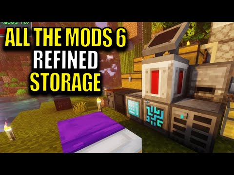 Minecraft All The Mods 6 Modpack Ep 15 - Refined Storage