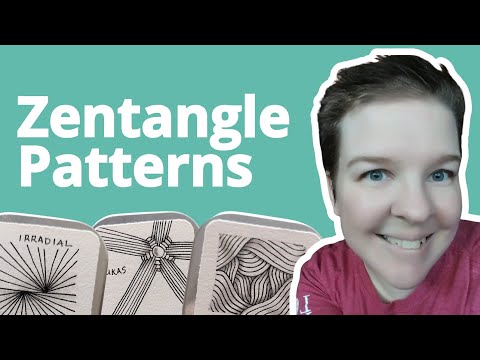 9 Easy Zentangle Patterns for Beginners - Lines and Orbs