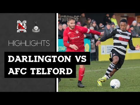 Darlington 2-3 AFC Telford - Vanarama National League North - 2019/20