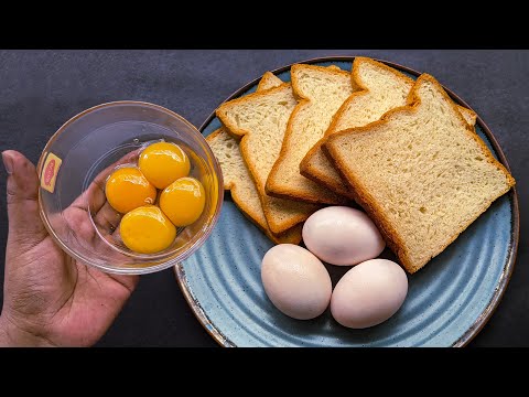 Just Add Egg With Bread! It’s So Delicious | Easy Breakfast Recipe |Bread breakfast