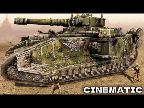 WARHAMMER 40K CINEMATIC BATTLE - Imperial Guard vs Tyranid Invasion (4K)