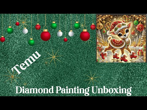TEMU - Diamond Painting Haul - Partial Special Shape Diamond Art Paintings Unboxing 51