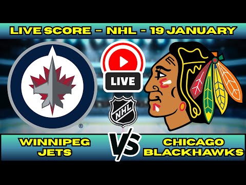 🔴 LIVE: Winnipeg Jets at Chicago Blackhawks | NHL Scoreboard | Central Division | Jan 19