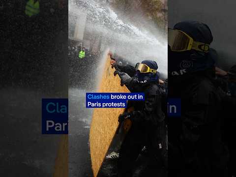 Clashes broke out in Paris protests | DW News