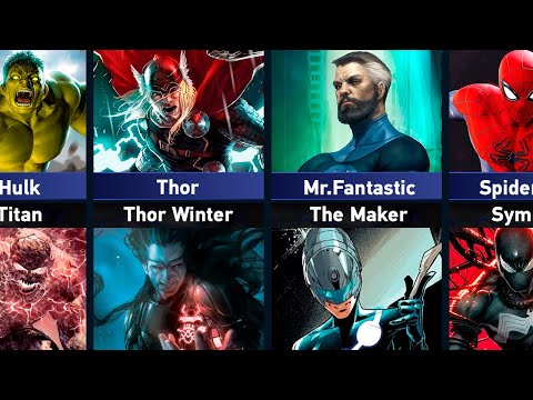 Marvel Superheroes and Their Evil Versions