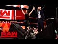 Stephanie McMahon Sends Ronda Rousey Crashing Through A Table Raw April 2 2018