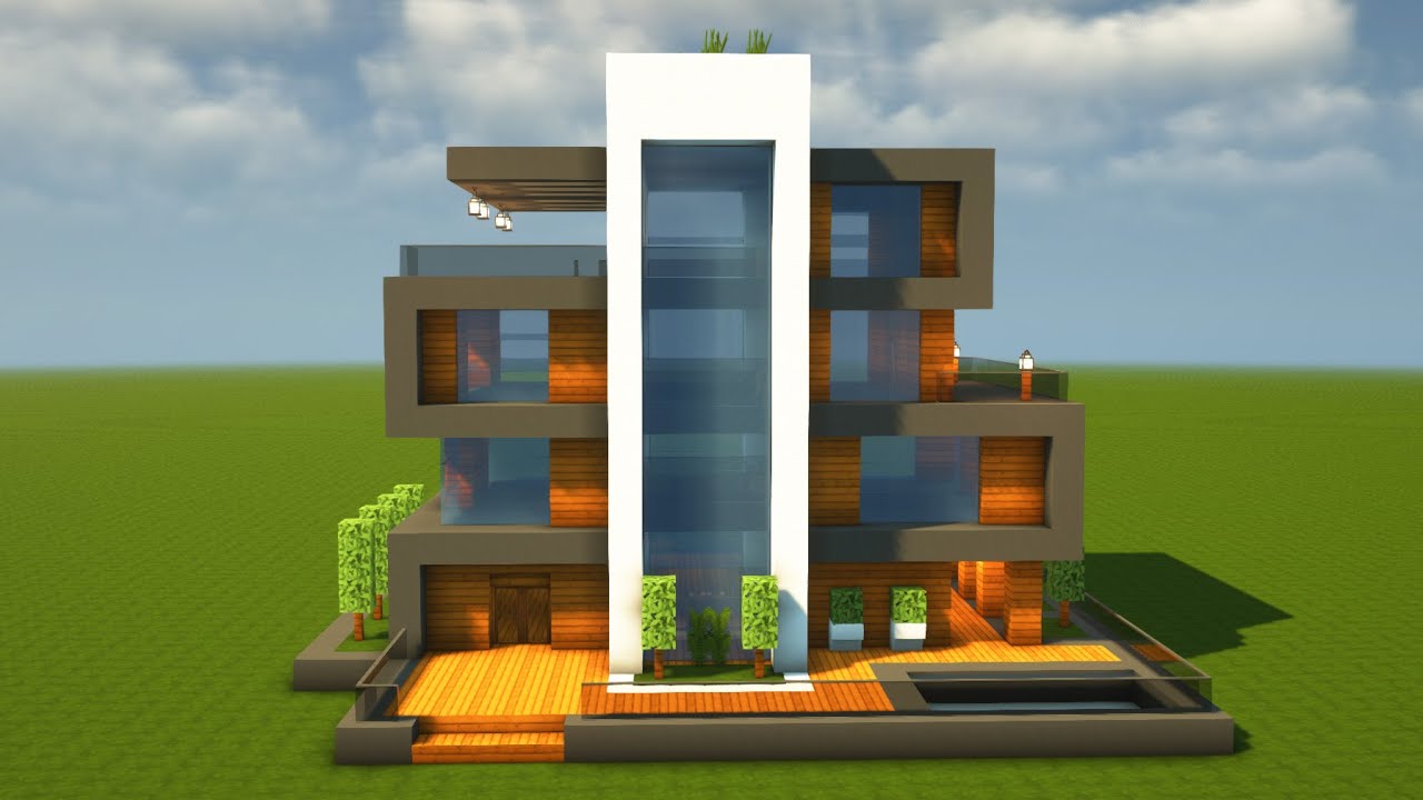 MODERNES HAUS in MINECRAFT bauen TUTORIAL [HAUS 320]