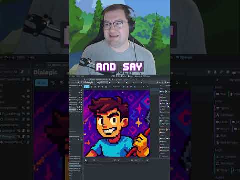 The Fastest Way to Add Dialog to Your Godot Game #gaming #pixelart #gamedev #pixelartgame #indiegame