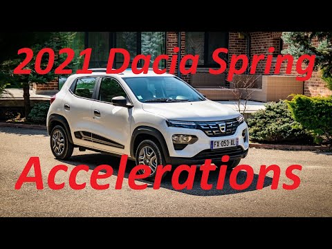 2021 Dacia Spring - accelerations
