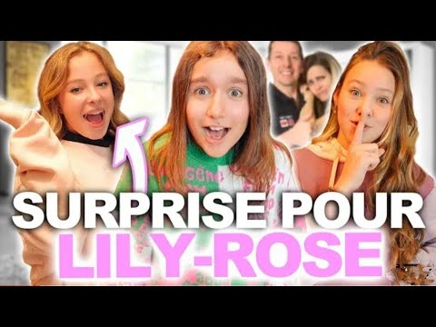 SURPRISE POUR LILY-ROSE ! LILI VIENT LA VOIR ! AVEC || PINK LILY