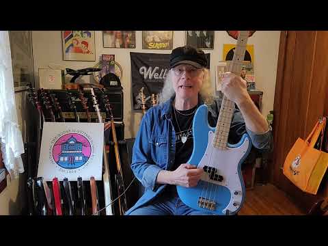 The New Squier Sonic Precision Bass. Squier Delivers.