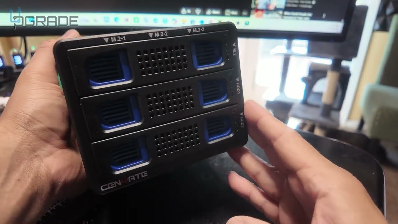 Hard Drive Enclosure With M.2 NVMe Slot