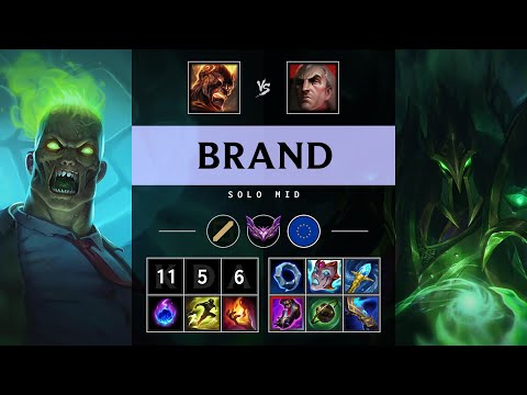 Brand Mid vs Swain - EUW Master Patch 25.17