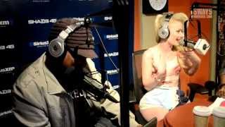 Iggy Azalea  raps &quot;New Bitch&quot; live in a studio