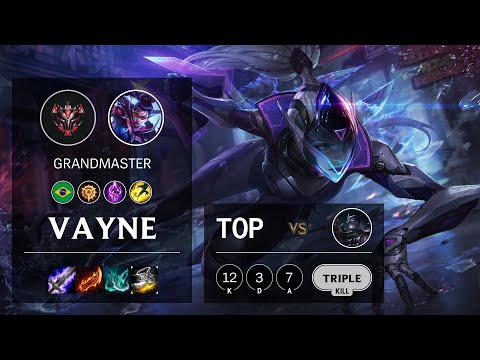 Vayne Top vs Shen - BR Grandmaster Patch 10.21