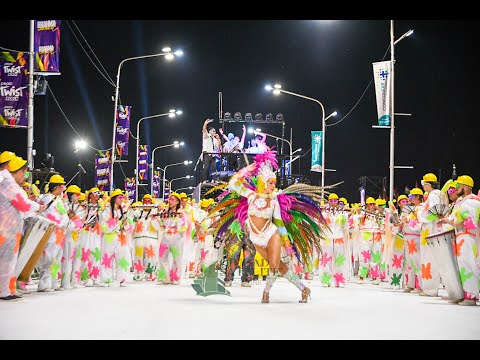 SHOW DE BATERIA NOTA 10 Y SU REINA JULIANA RIOS. TERCERA NOCHE CARNAVAL DE CONCORDIA 2024