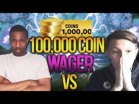 100,000 COIN WAGER VS KEANUBOSS!! FIFA 15 ULTIMATE TEAM