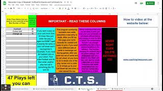 How to create baseball / softball armbands -- Baseball / Softball Armbands and Call Sheets V6 -