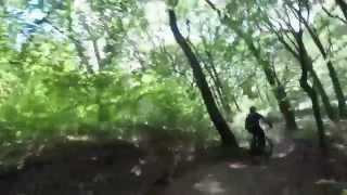 preview picture of video 'Cafall Trail, Cwmcarn. Mountain biking. 9th June 2014'