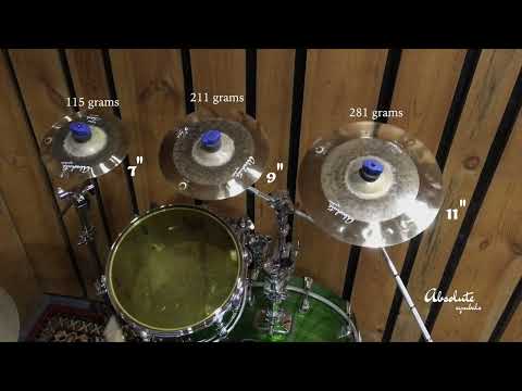 9" Absolute Cymbals Custom Splash - 211 grams (Made in Turkey)
