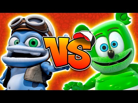 (A Batalha do Século🔥) GUMMY BEAR VS CRAZY FROG