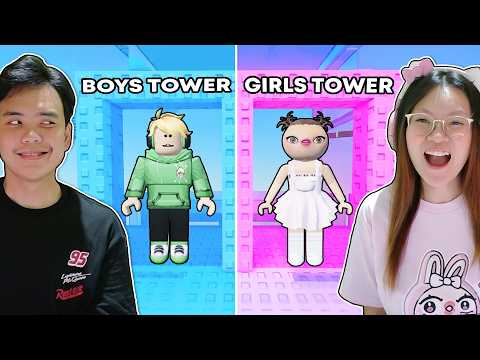 KEIKEI & DANIEL Lomba Dandan Cewek VS Cowok Di Dalam Tower ?!! [Roblox Indonesia]