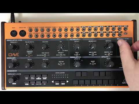 Behringer Crave Tutorial #1 - Setup and Oscillator