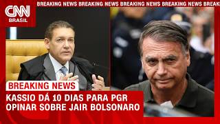 Vídeo: Kassio Nunes dá 10 dias para PGR opinar sobre revisão criminal de Jair Bolsonaro | CNN 360°