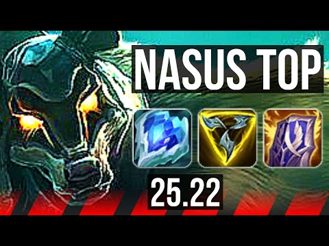 NASUS vs RIVEN (TOP) | 1200+ games | EUW Master | 25.22