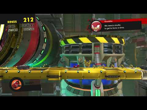Sonic Forces 100% Walkthrough (Nintendo Switch) - Spaceport - All Red Rings - Part 2