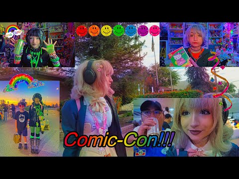 comic con vlog! 🌈