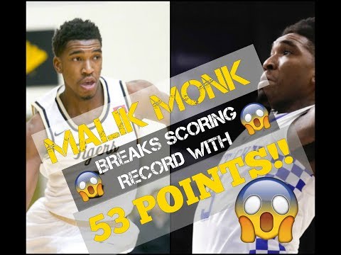 Charlotte Hornet's Malik Monk SCORCHES for CAREER HIGH 53 POINTS!