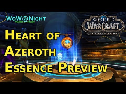 Heart of Azeroth Essence Preview for Tanks - [PTR Patch 8.2]