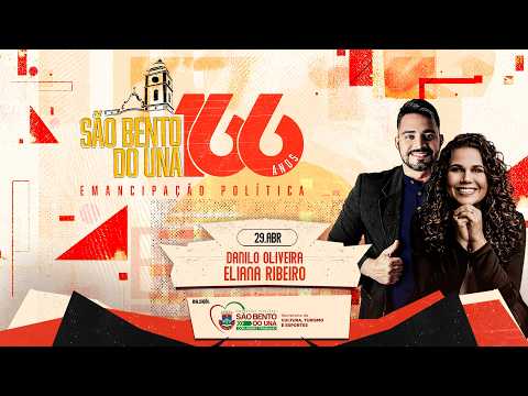 🔴 166ª de Emancipação de São Bento do Una (PE) - Danilo Oliveira I Eliana Ribeiro