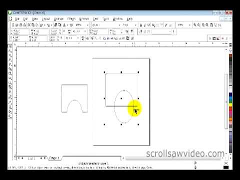 How To Corel Draw Tutorial Trim Part 1