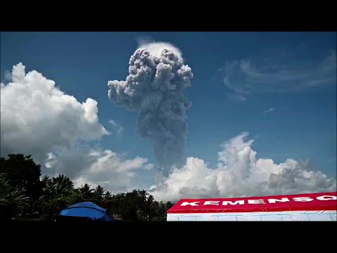 Indonesia's Mount Ibu volcano spews ash five kilometres into the sky | AFP
