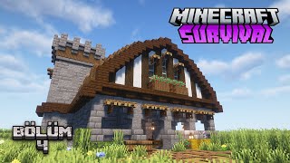 Minecraft Survival #4: Hayvan Ahırı İnşa Ediyoruz!