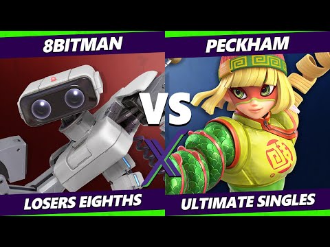 S@X 380 Online Losers Top 8 - 8BitMan (ROB) Vs. Peckham (Min Min) Smash Ultimate - SSBU